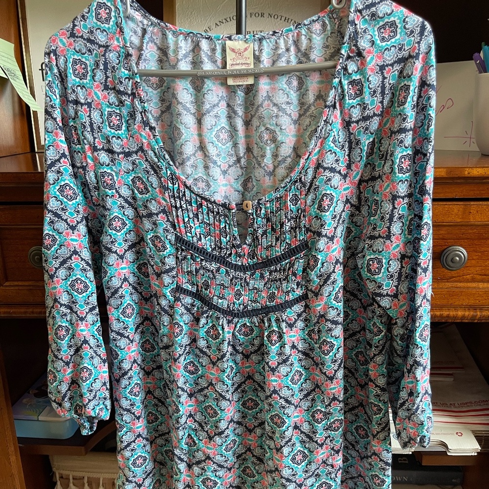 Faded glory women's blouse size large